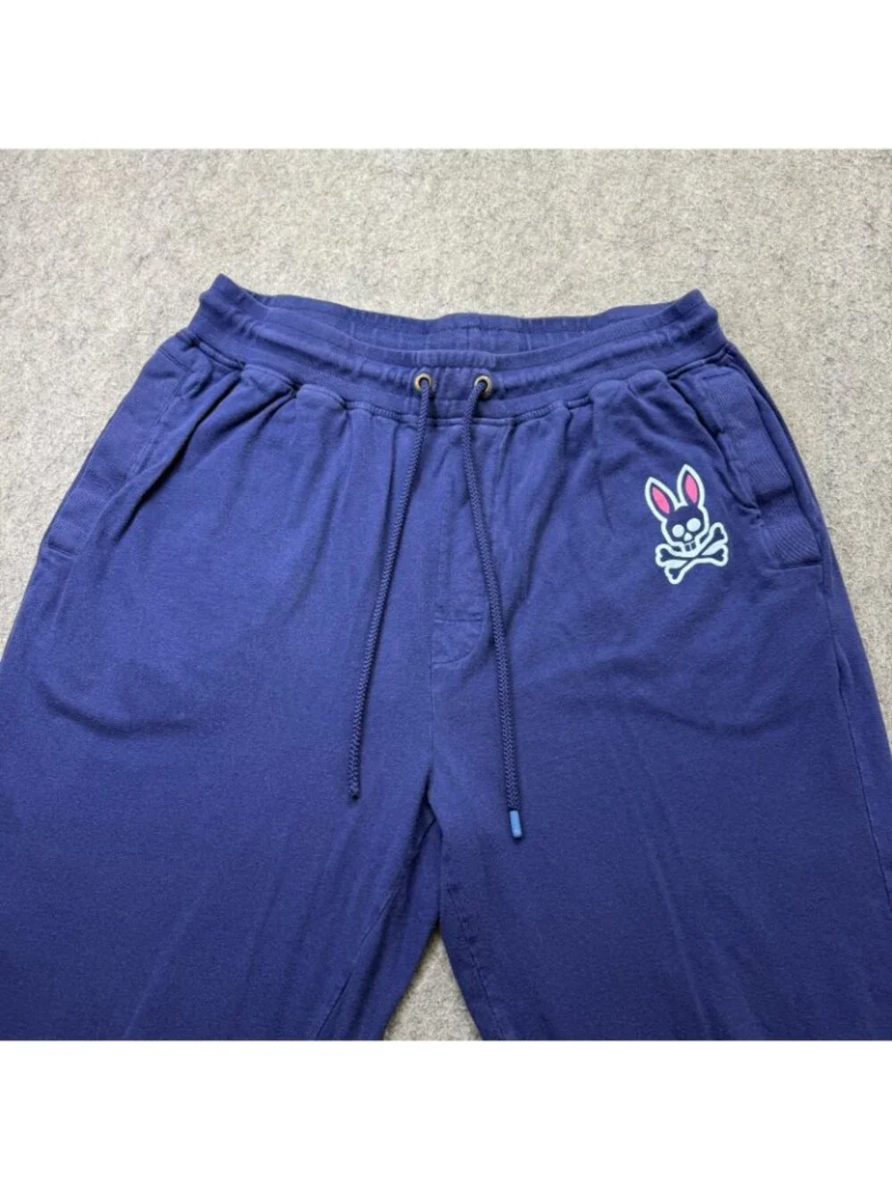 Psycho Bunny Jersey Lounge Jogger Men XL Blue Lightweight 34